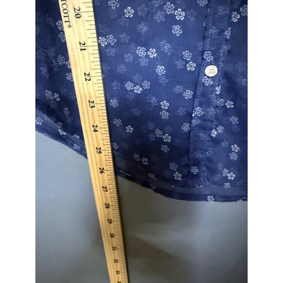 Abercrombie & Fitch Button Up Tank Juniors Size Small Floral Vintage Y2K Ditsy - Picture 5 of 5